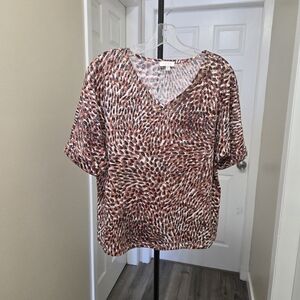 Laura Petites Viscose Blend Top